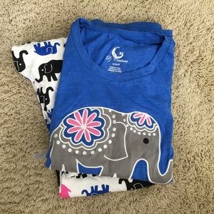 Elephant PJ set 🐘 NWOT